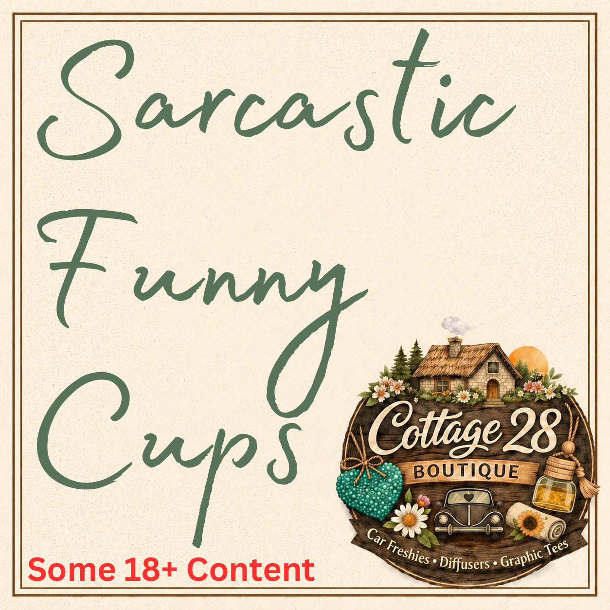 Sarcastic Funny Cup Wrap/Decals