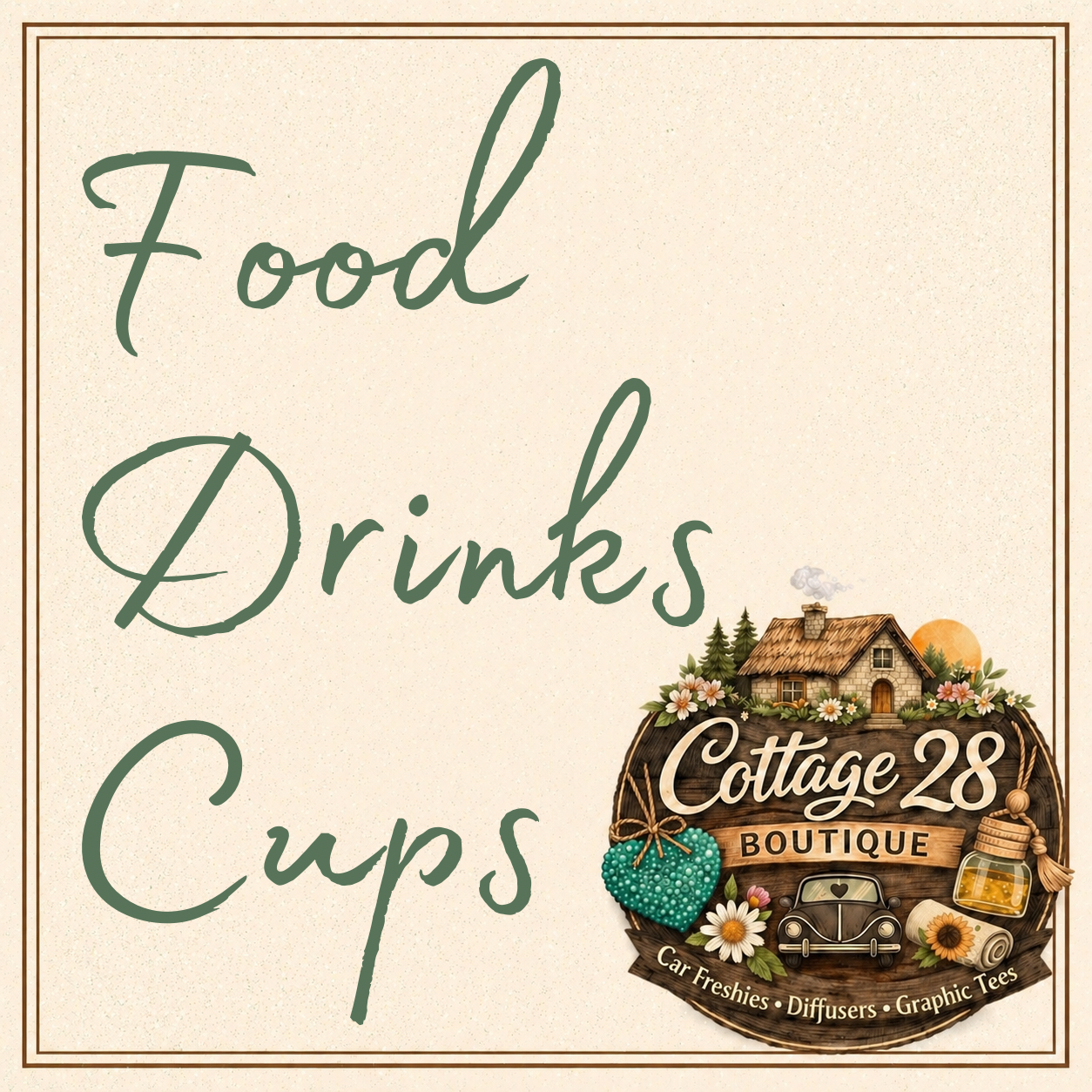 Food & Drink Cup Wrap/Decals