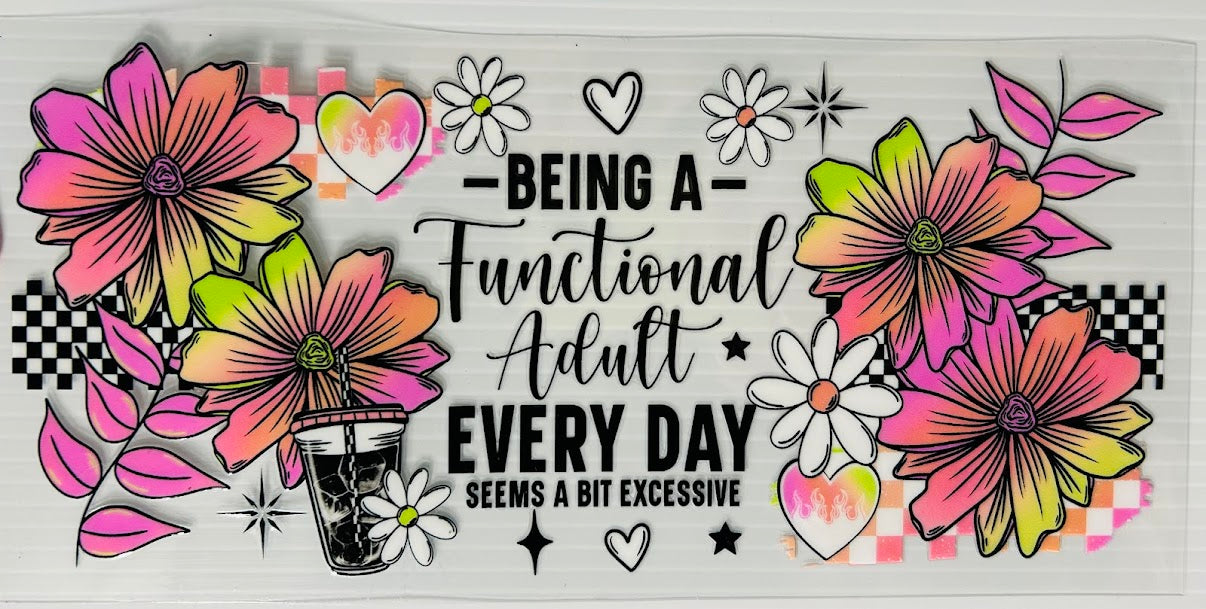 Functional adult seems excessive
