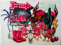 Pink western motel