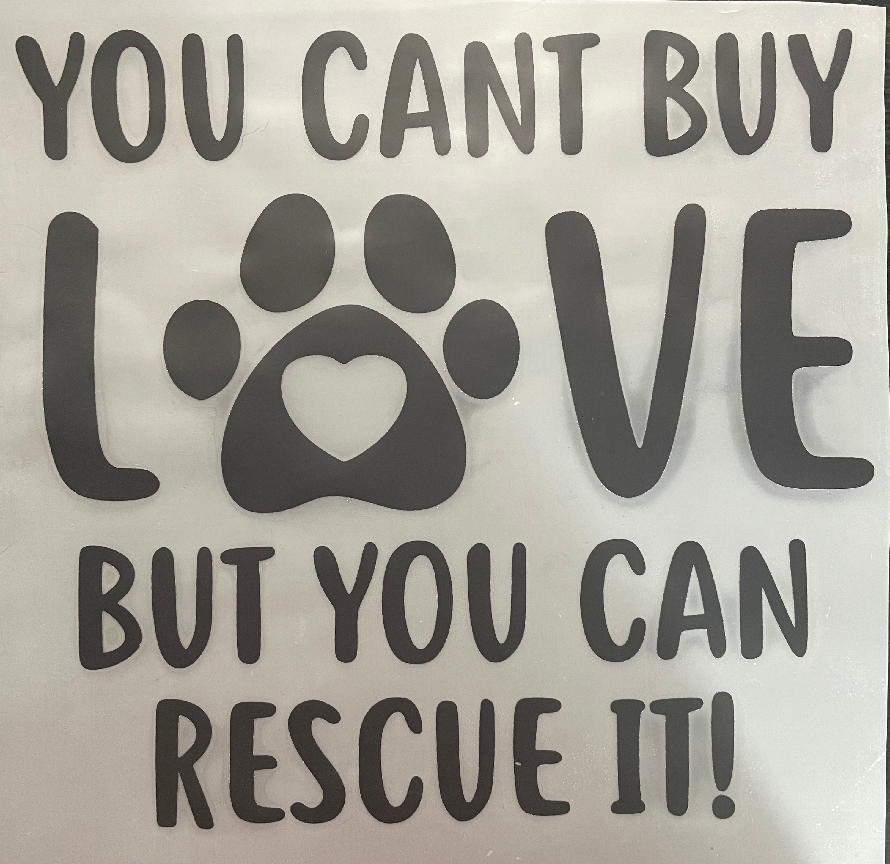 Can’t buy love but can rescue it