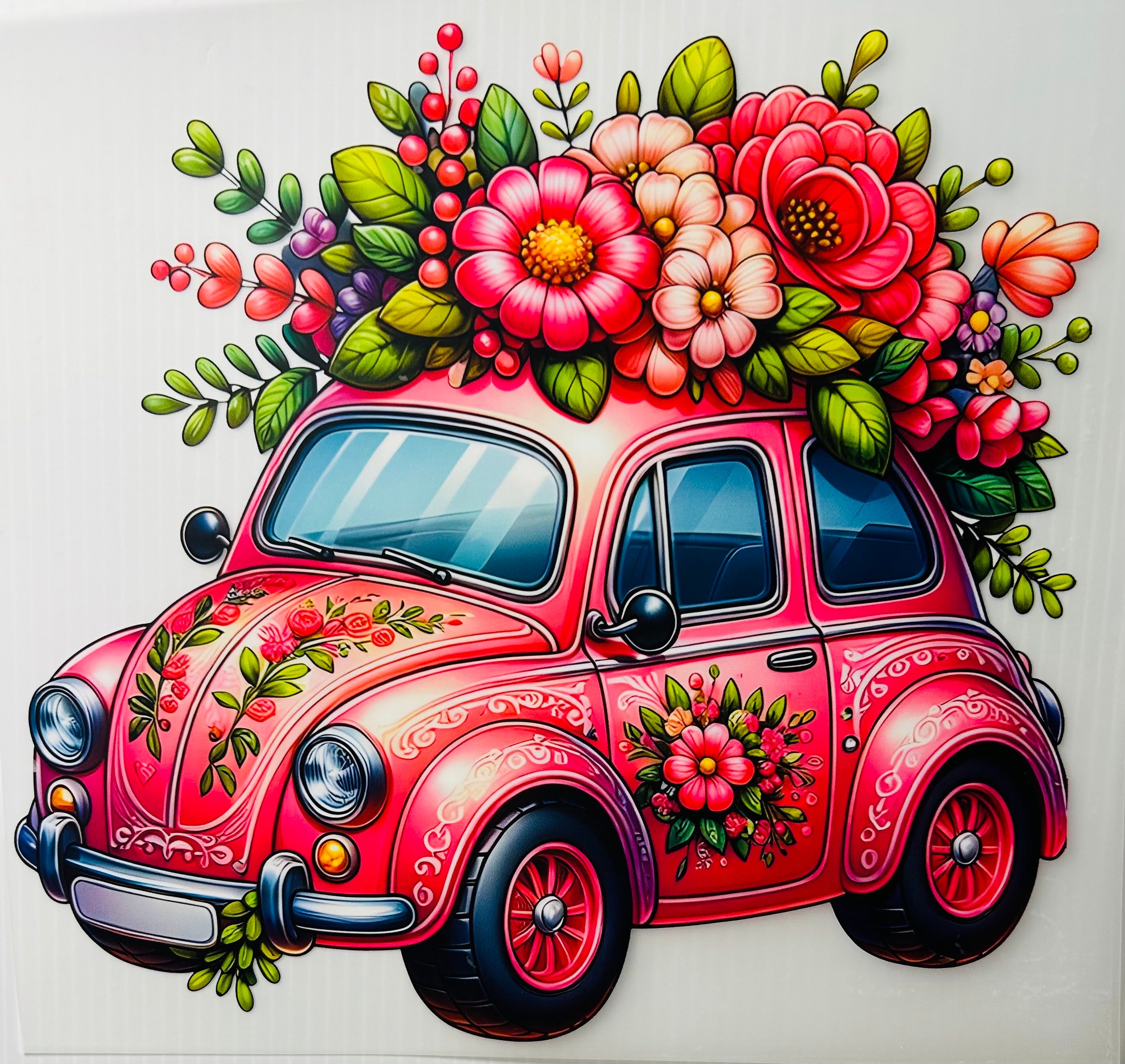 Pink buggy