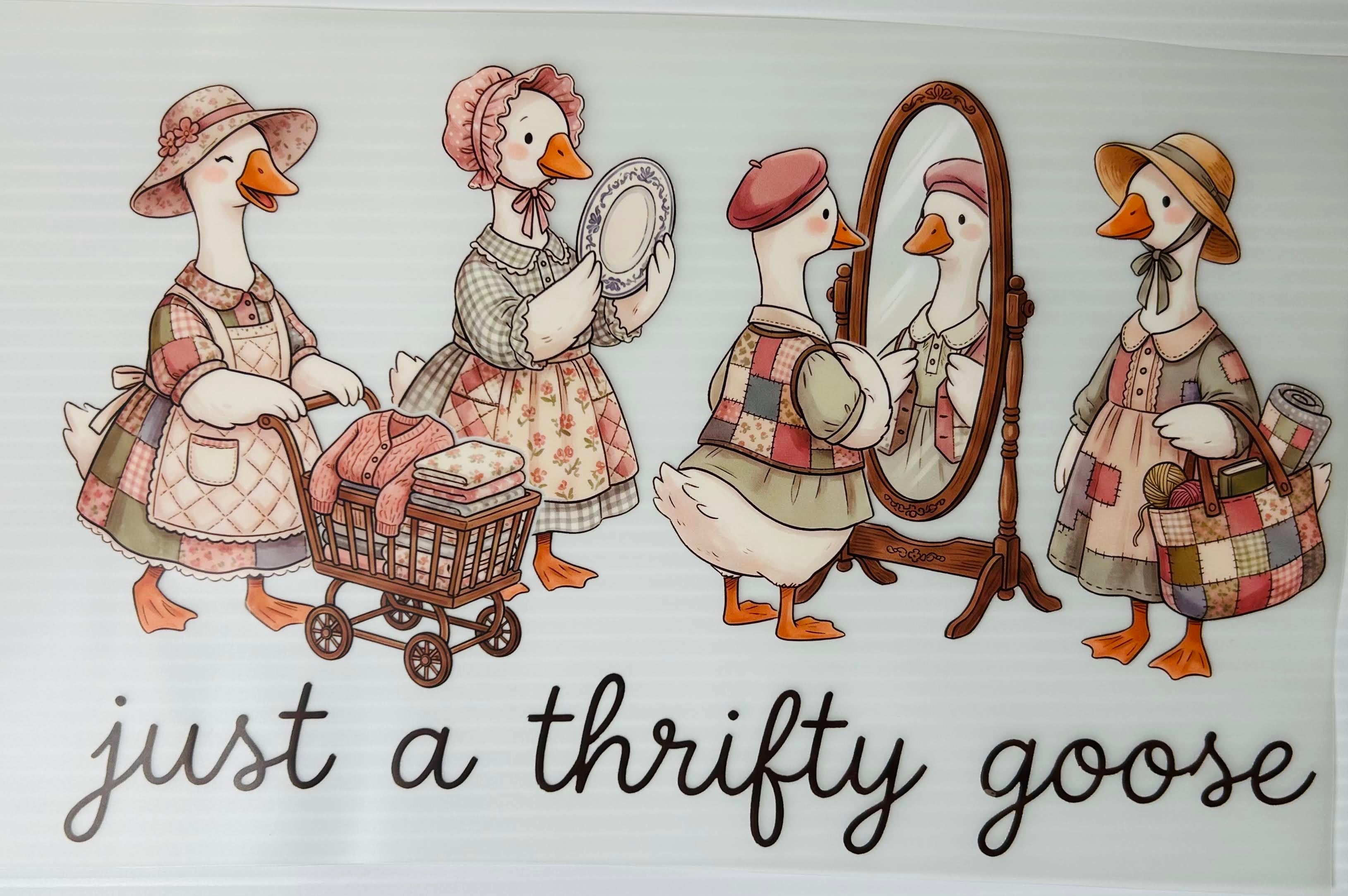 Just a thrifty goose