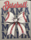 Baseball Mama Bow