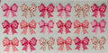 Pink hearted bows