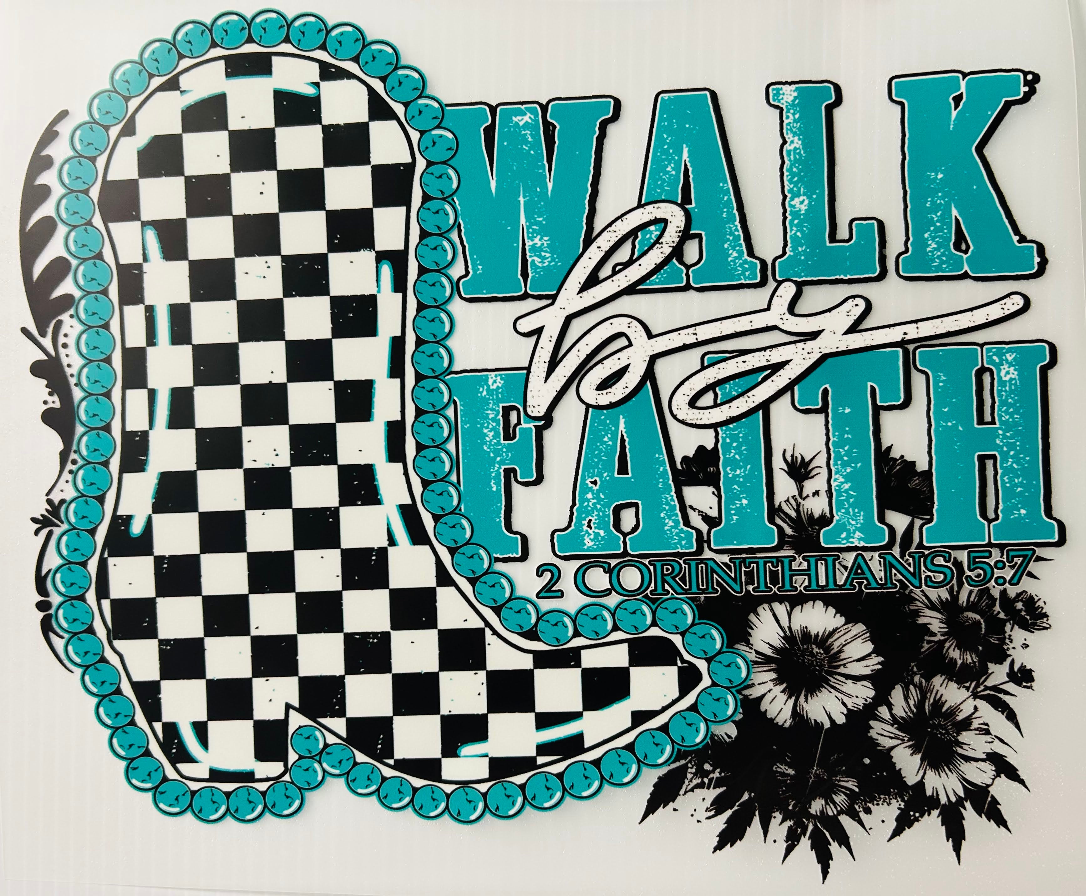 Turquoise Walk by faith