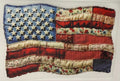 Quilted American flag