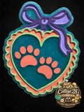 Heart Paws w/ Ribbon