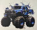 Blue Monster Truck