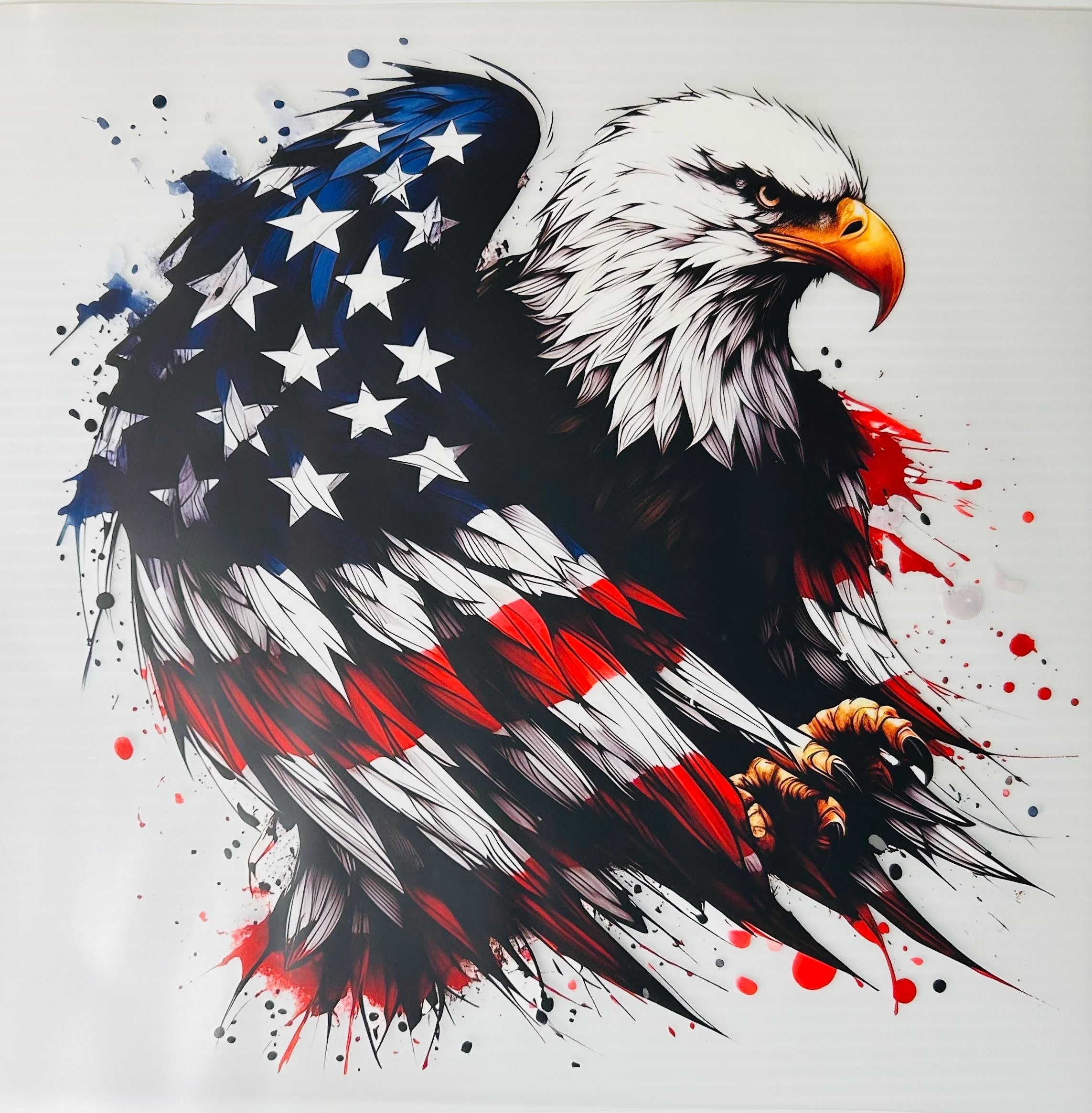 American flag eagle