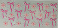 Pink flowers & bows