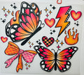 Blazing butterflies