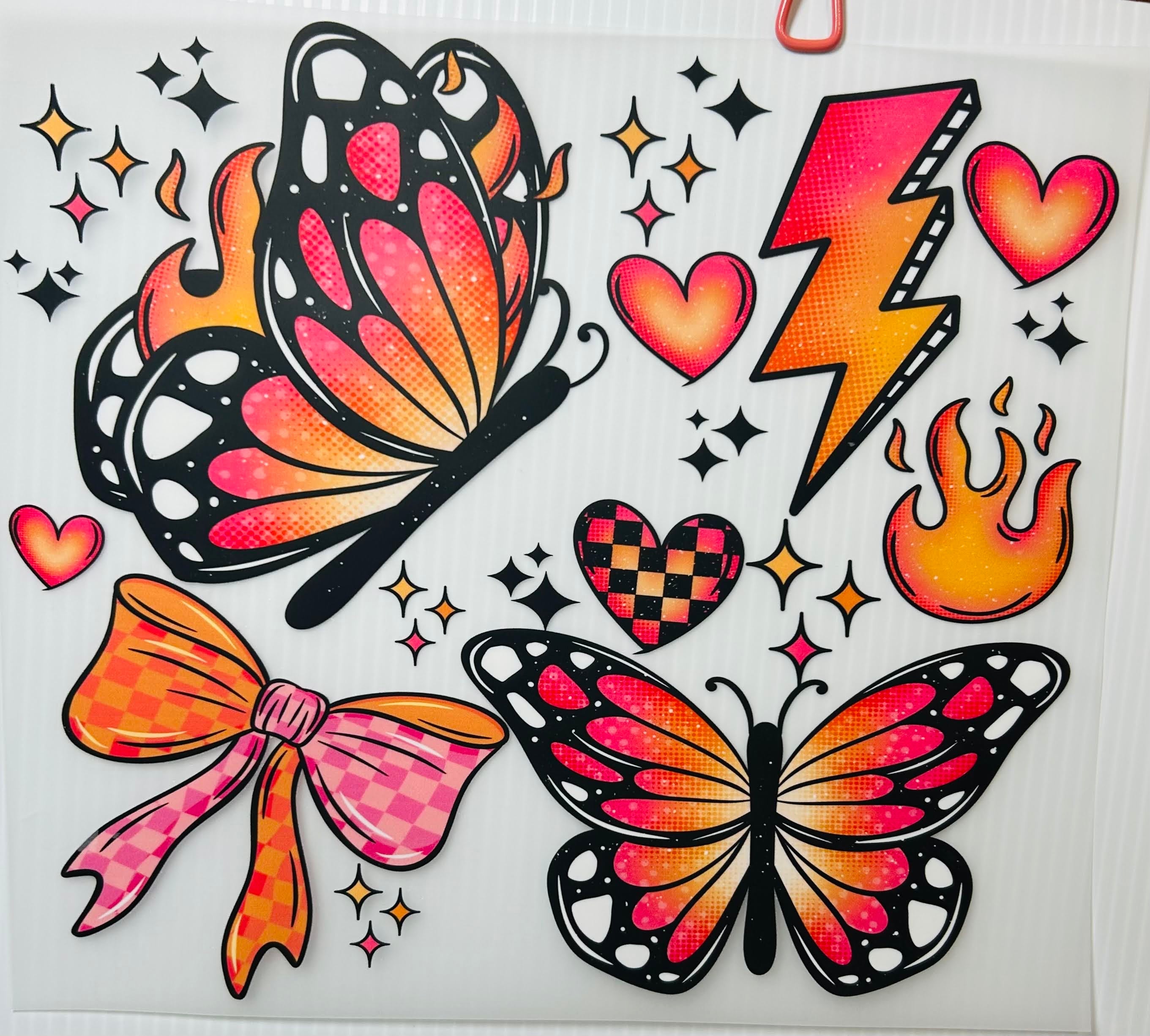 Blazing butterflies