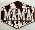 Cow print mama