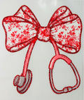 Pink Stethoscope Bow