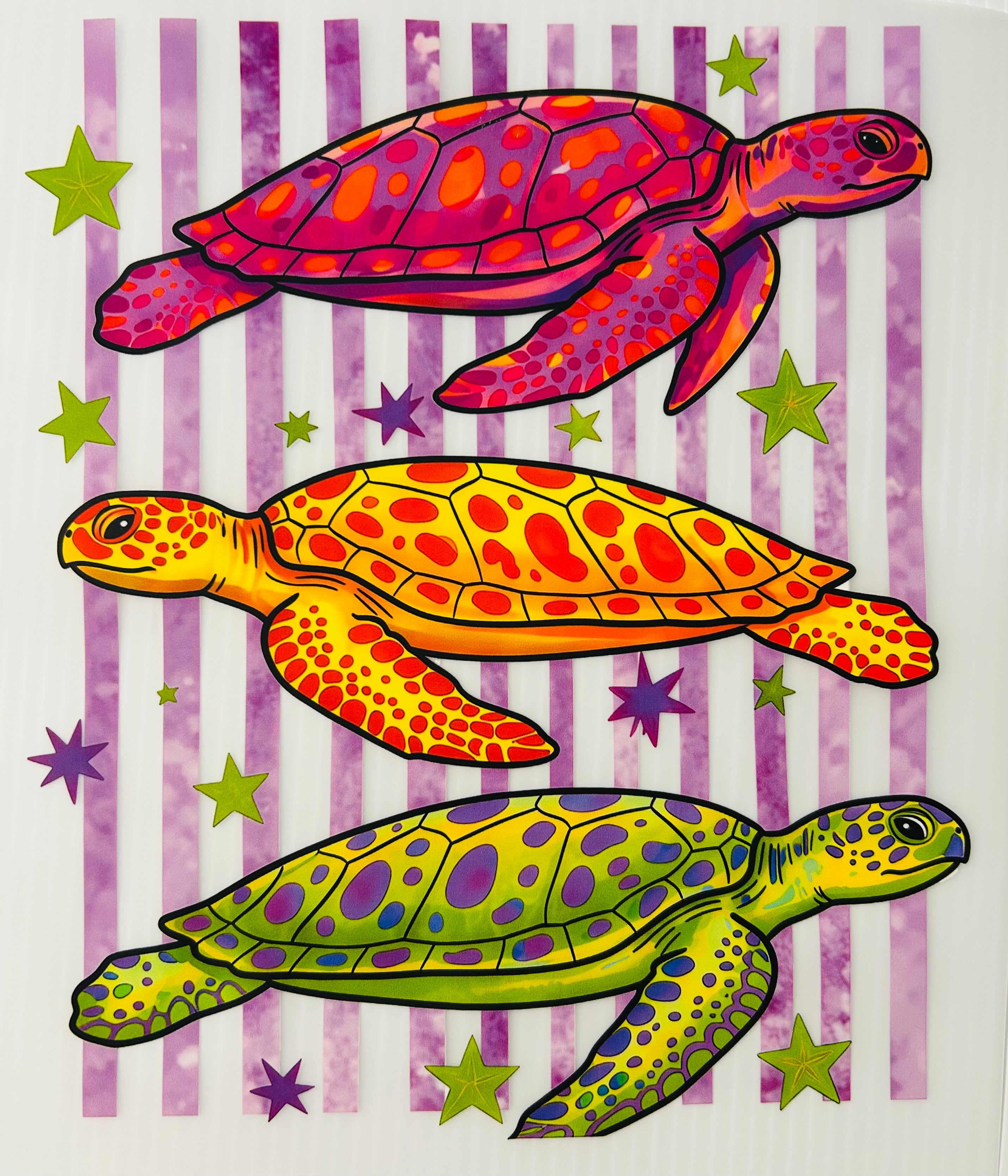 Neon Turtles