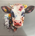 Flowery cow