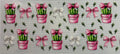 cactus w/pink bows