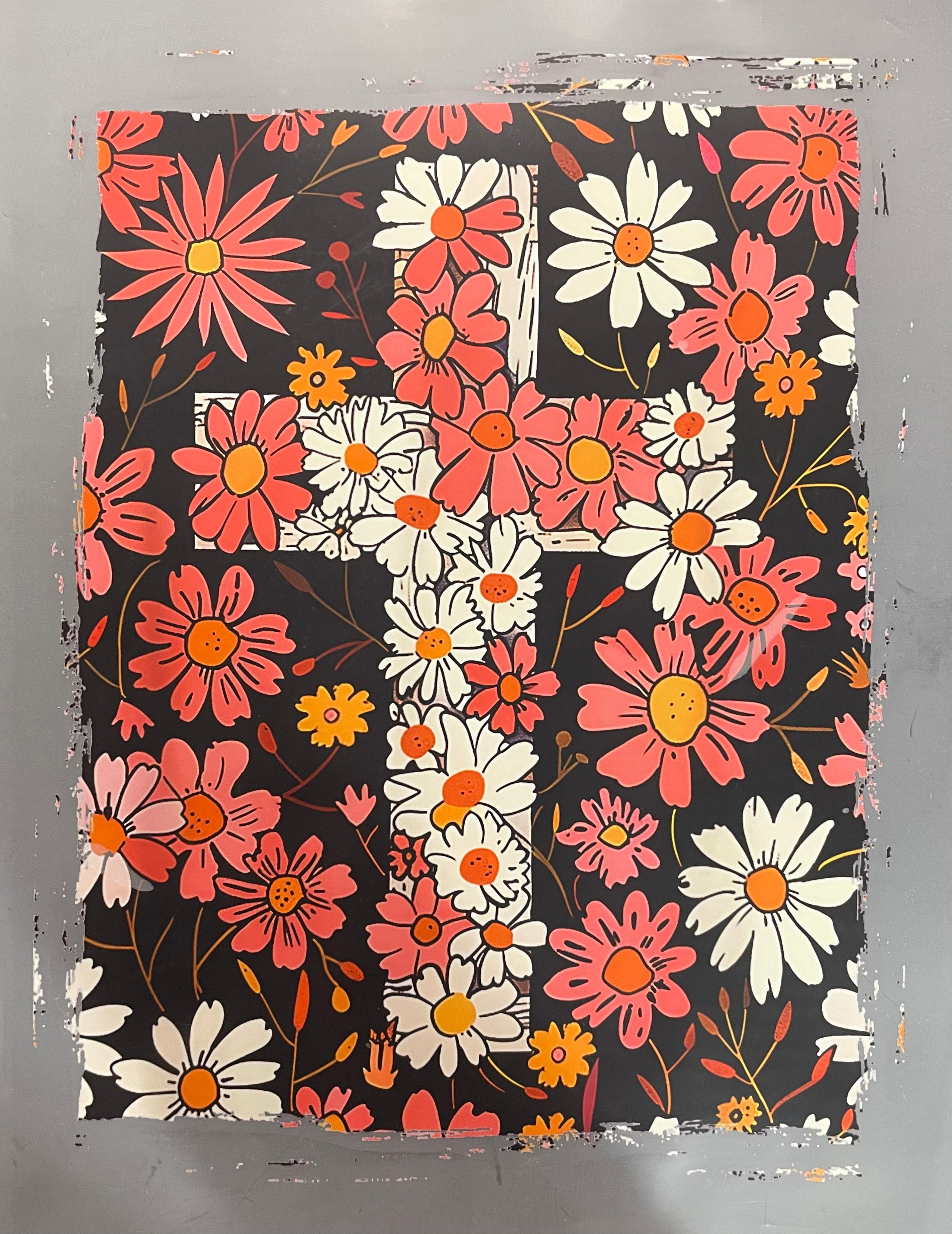 Flower cross