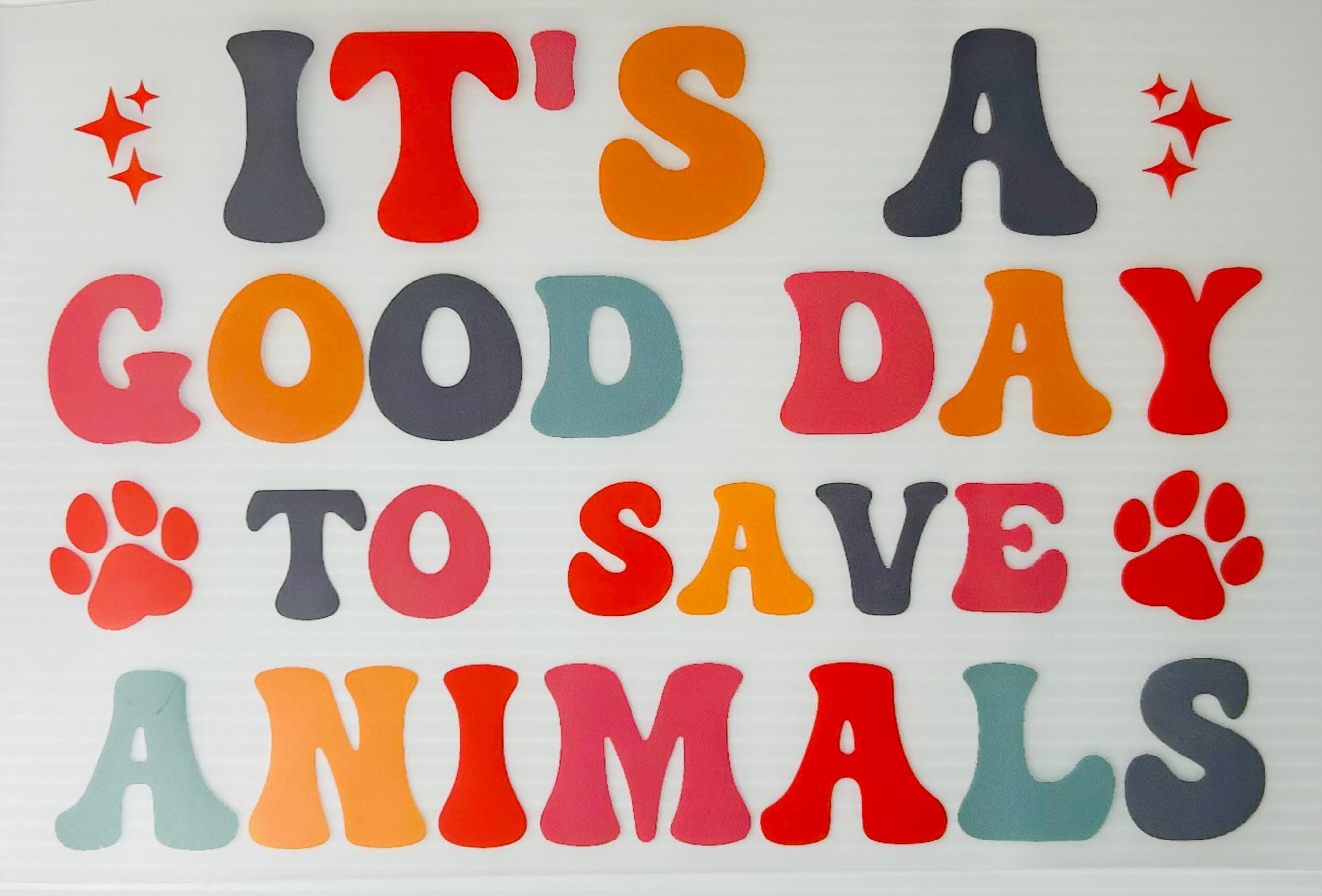 Good day to save animals