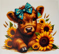 Cow Sunflower