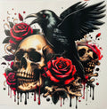 Crow & skull