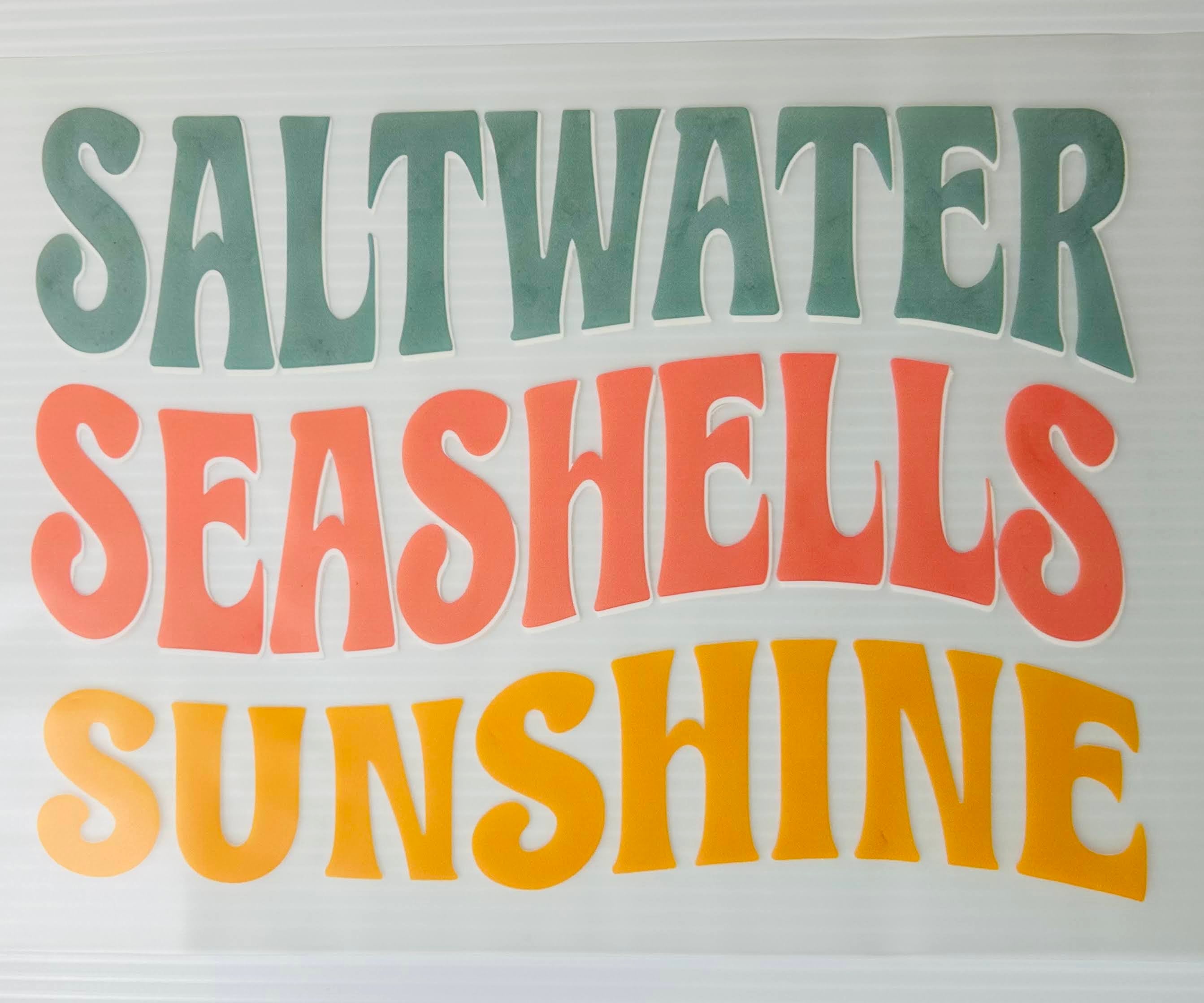 Saltwater, seashells, sunshine