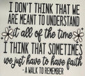 A walk to remember