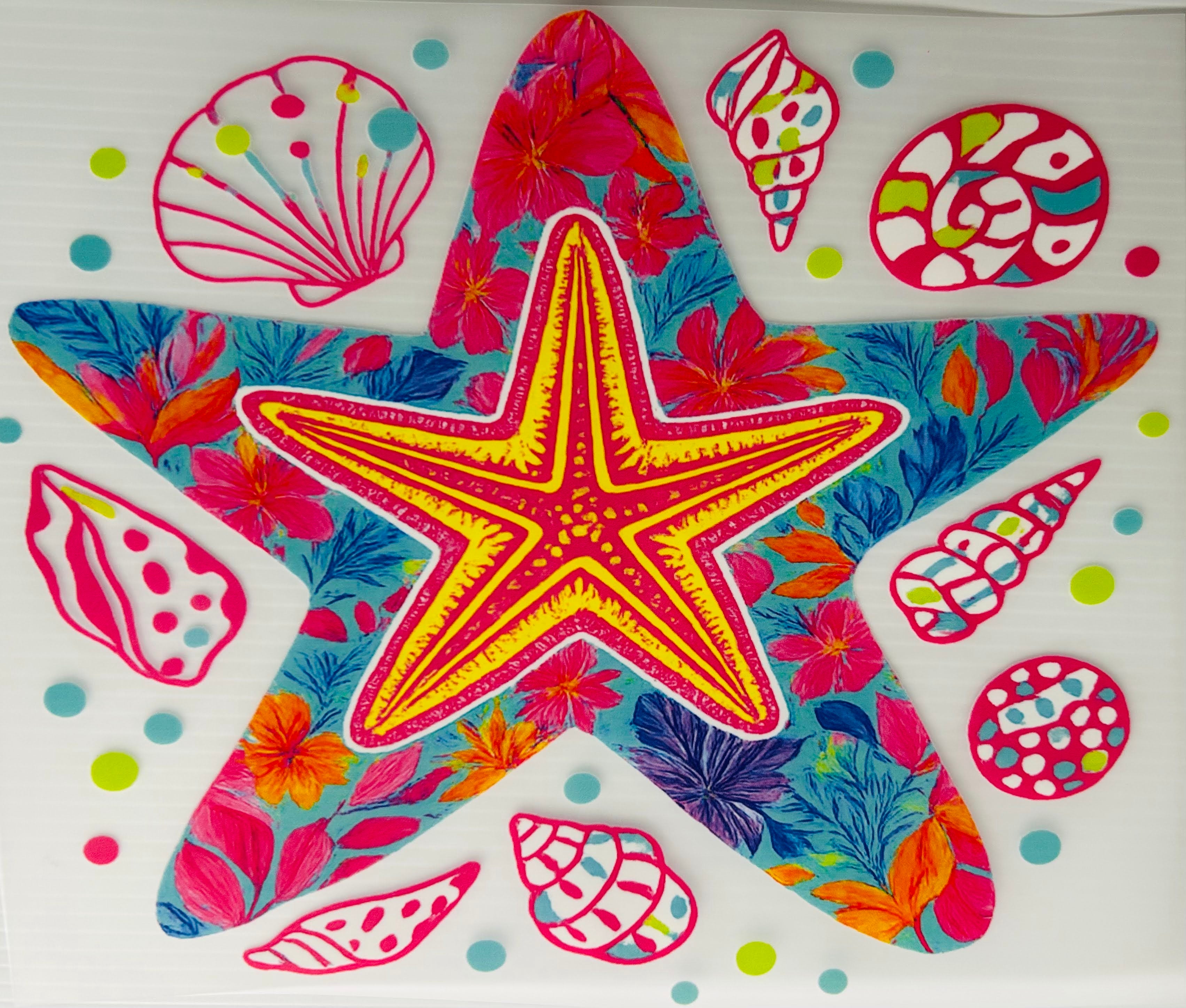 Colorful starfish