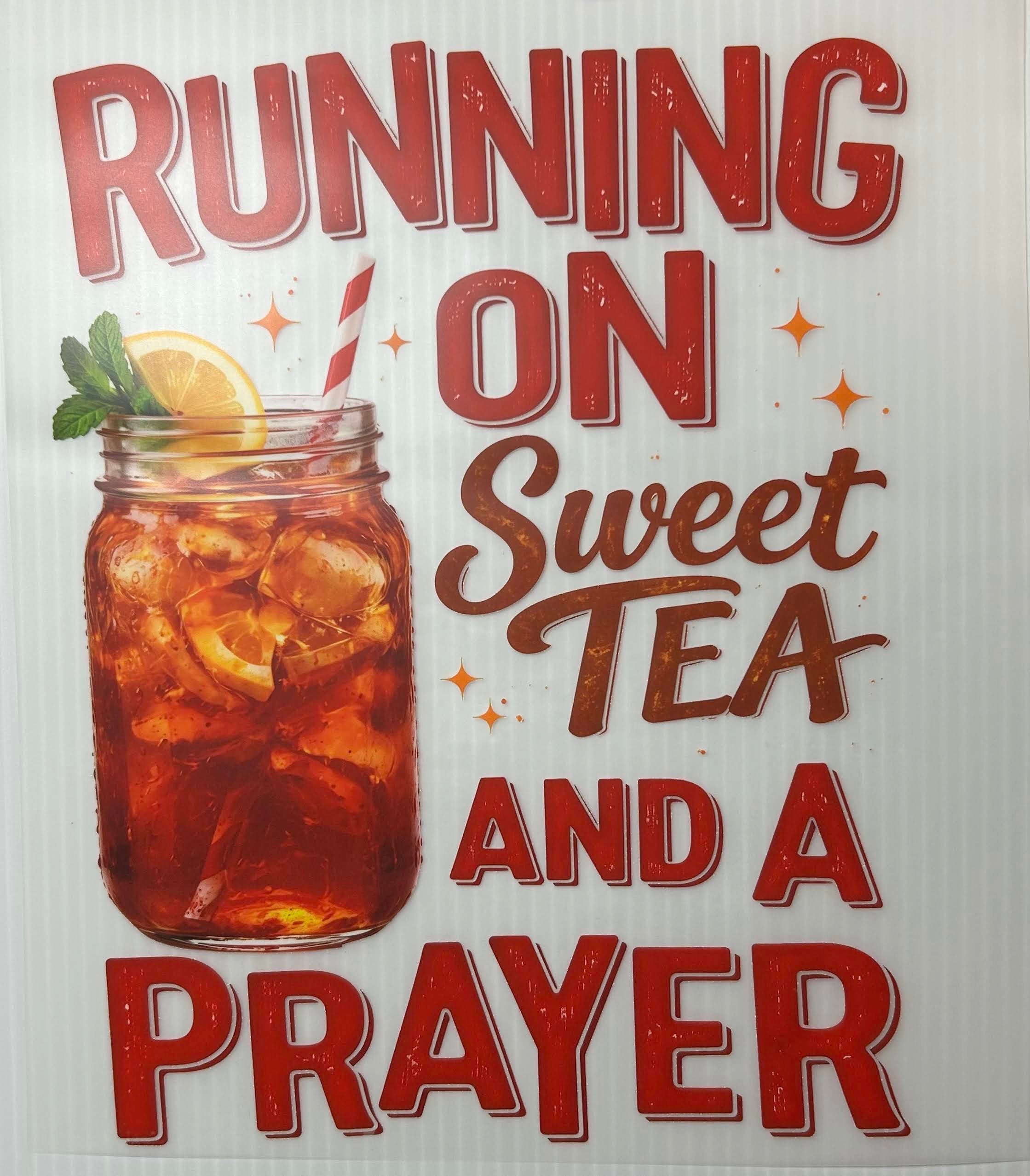 Running on sweet tea