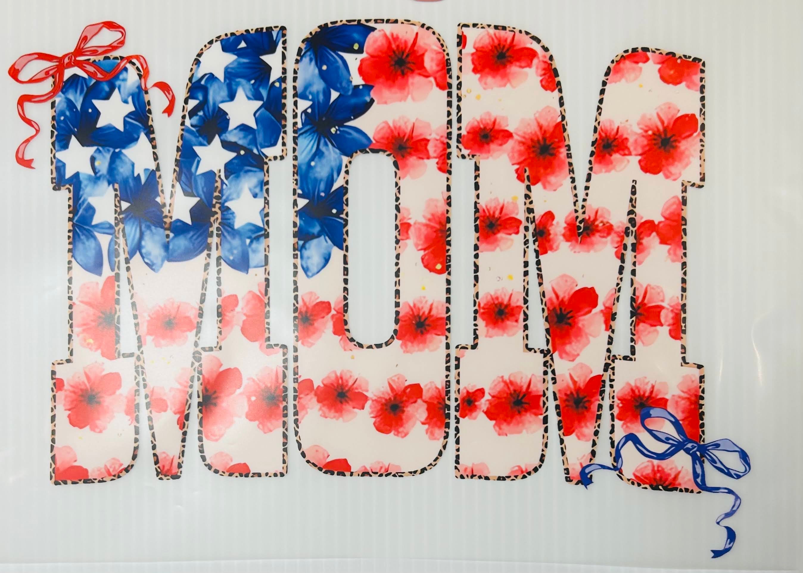 American flag mom