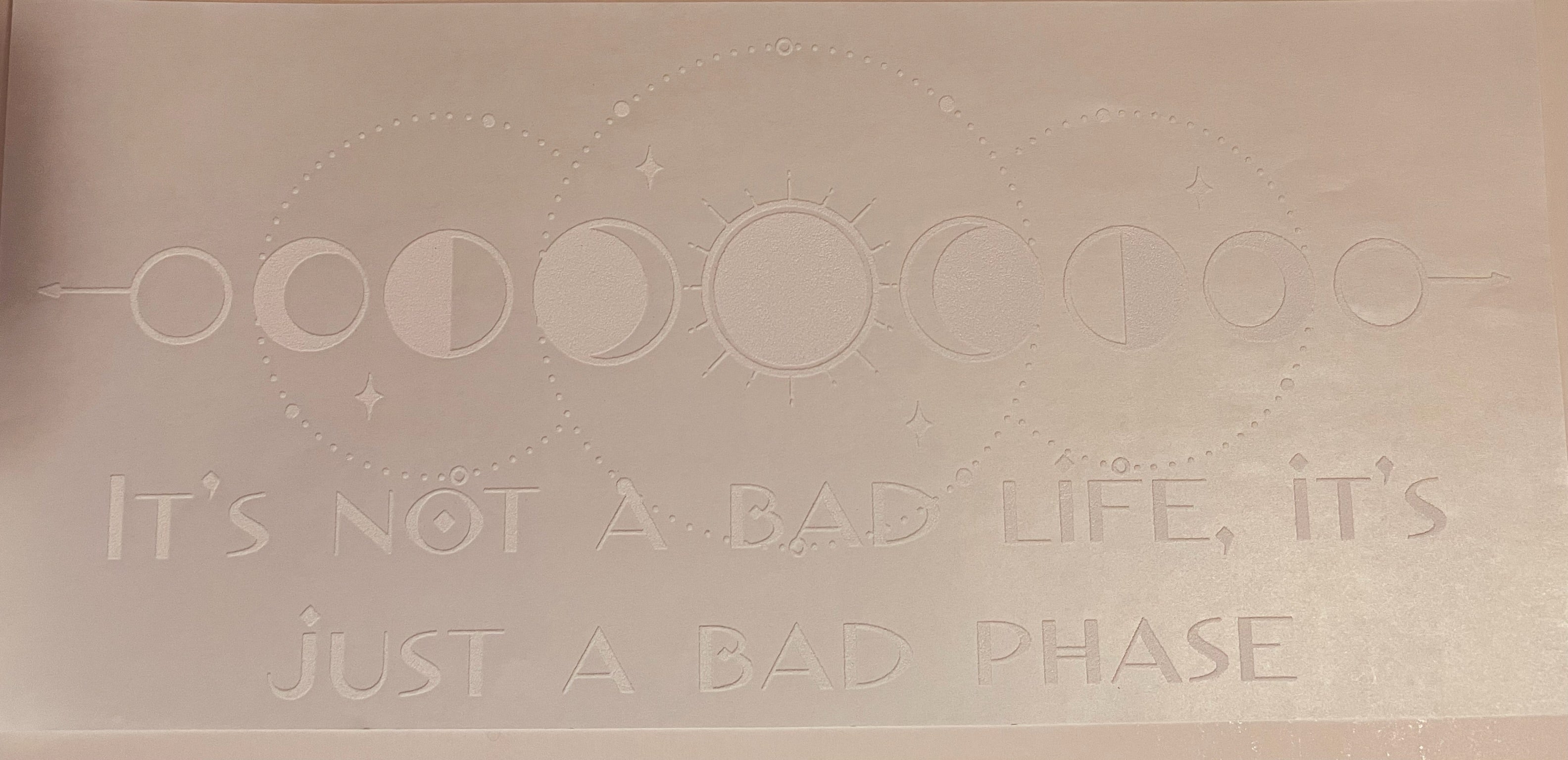 It’s Just A Bad Phase
