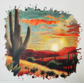 Western sunset view