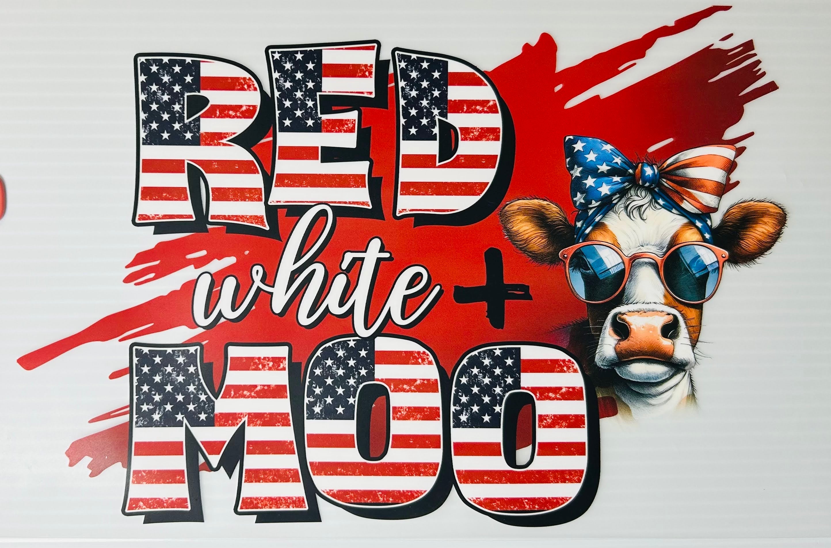 Red white moo