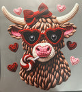 Heart sunglasses cow