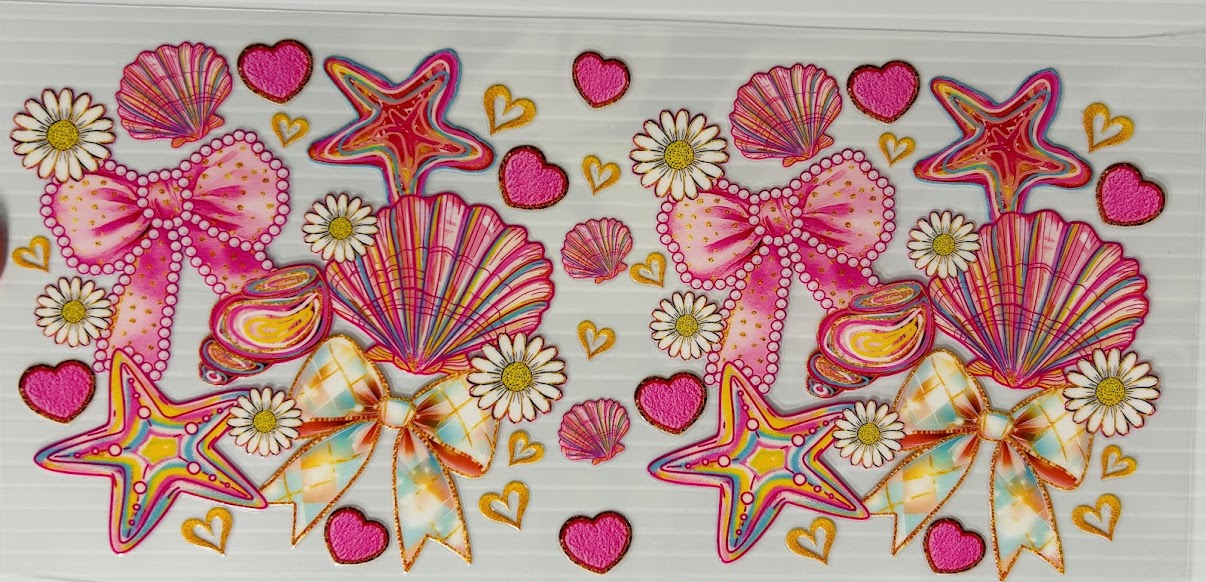 Pink sea shells