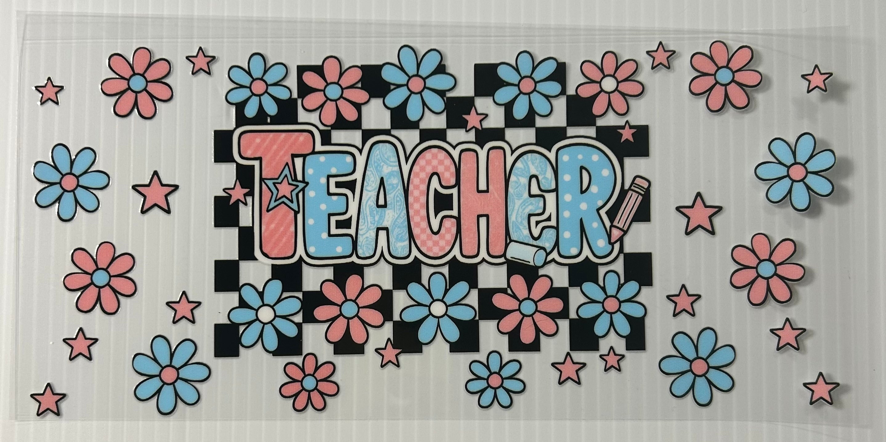 Teacher - pink/blue