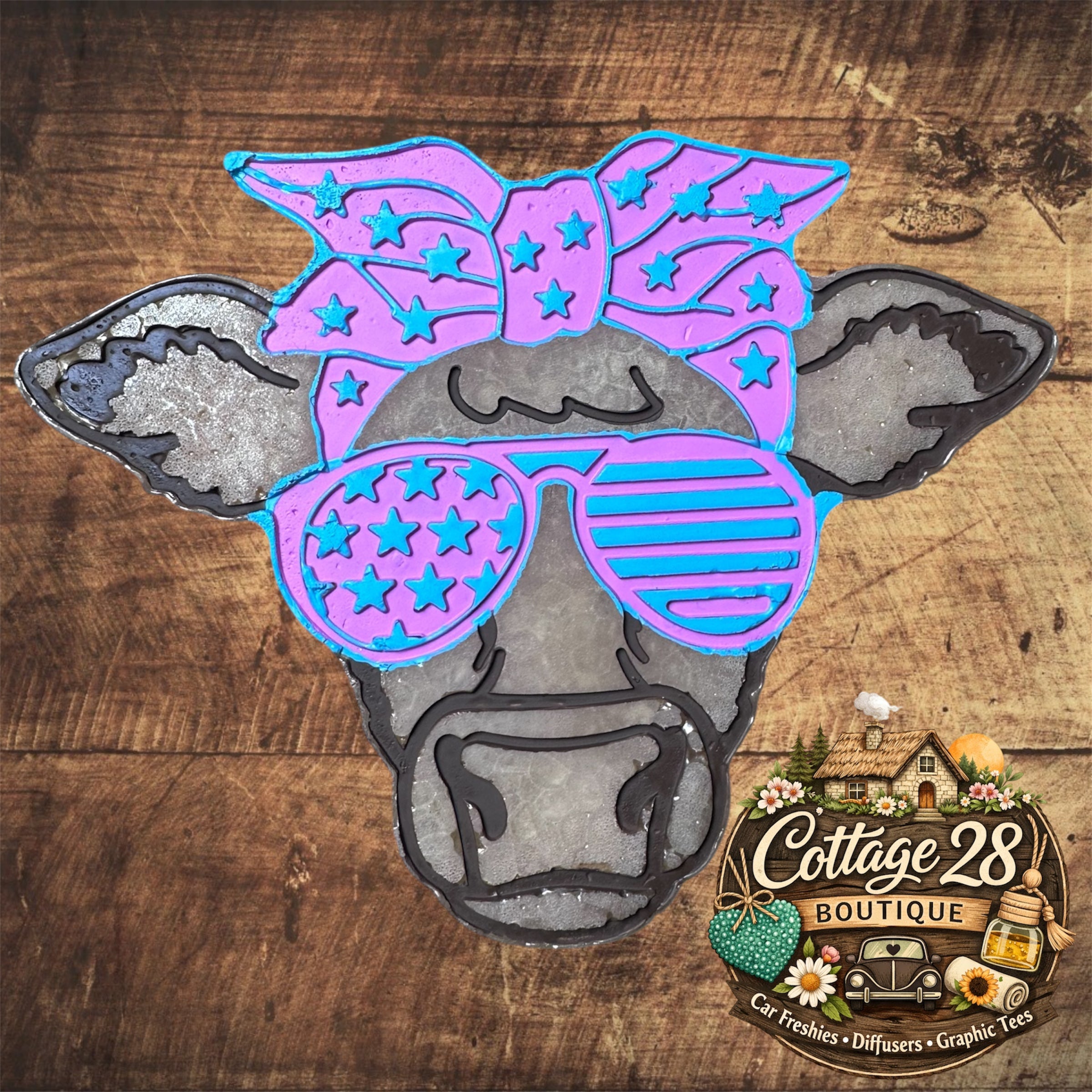 Patriotic Cow