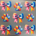 Paws & Bows - rainbow