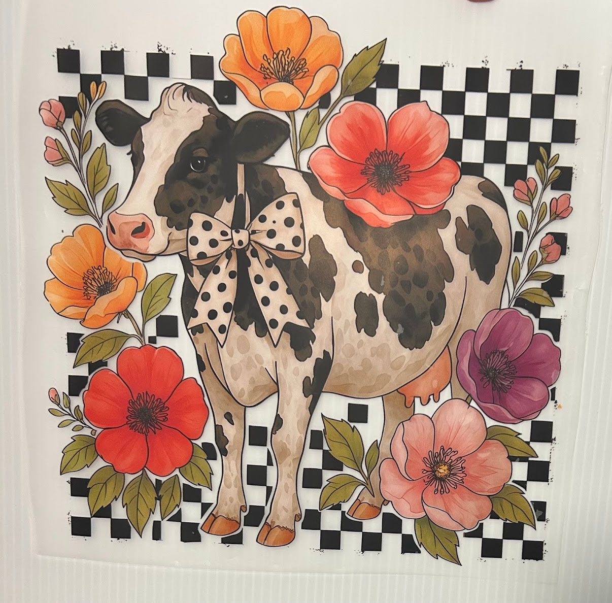 Flower cow