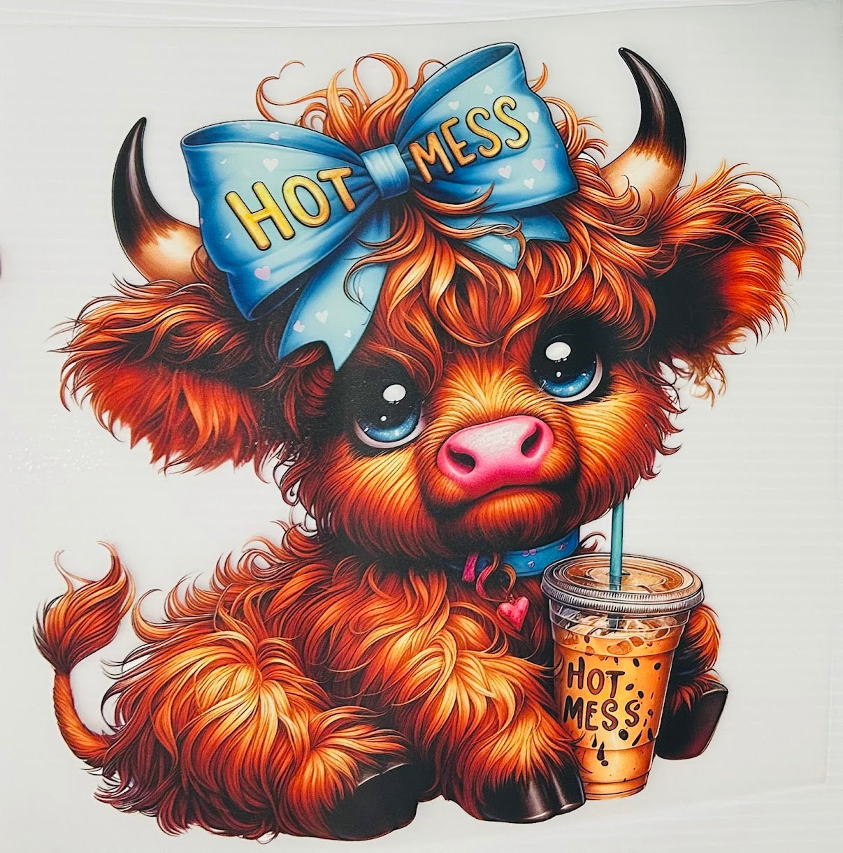 Hot Mess highland cow