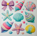 Colorful seashells
