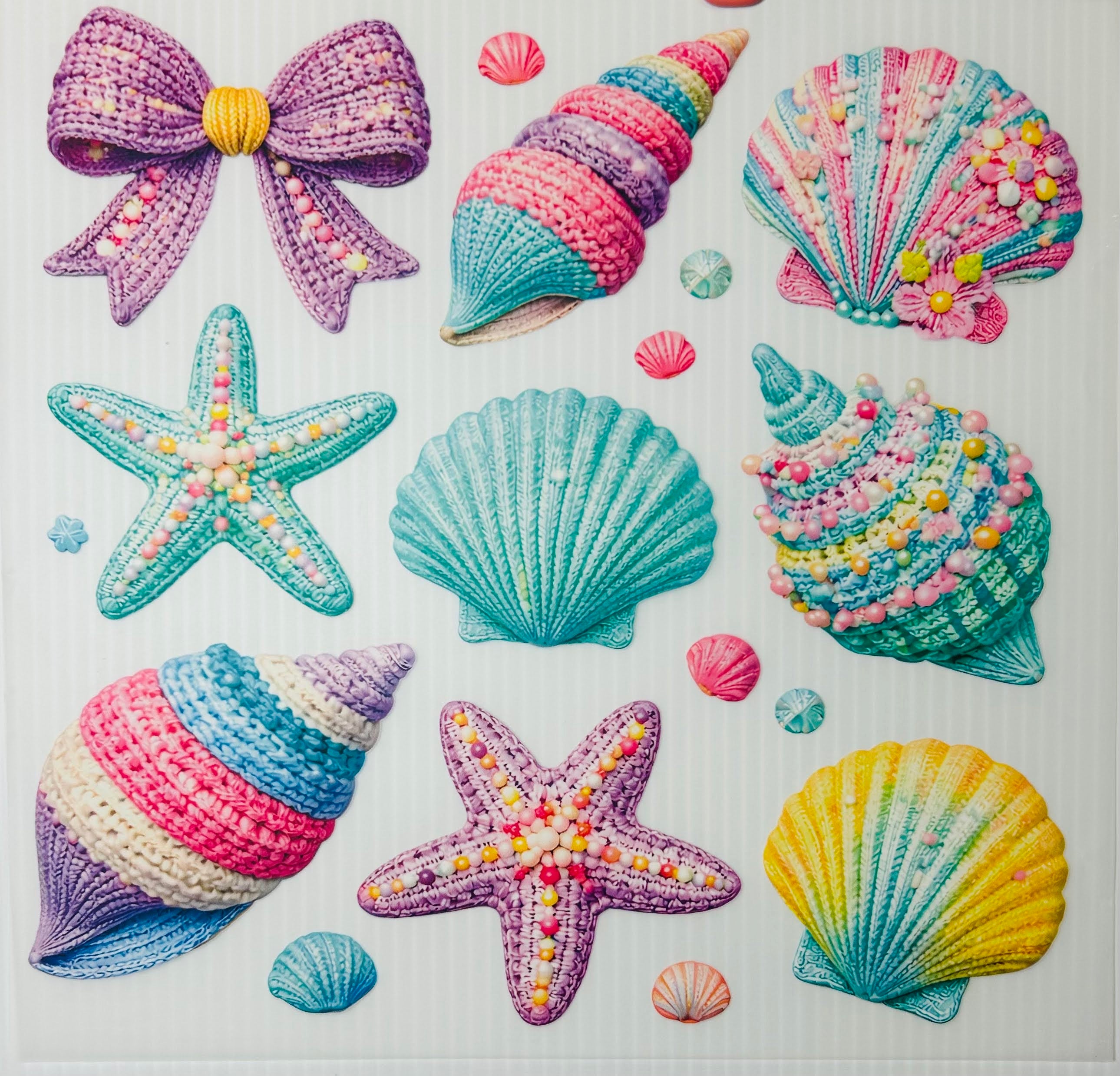 Colorful seashells