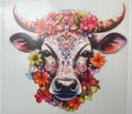 Puzzled cow
