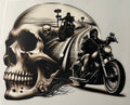 Skull motorcycle