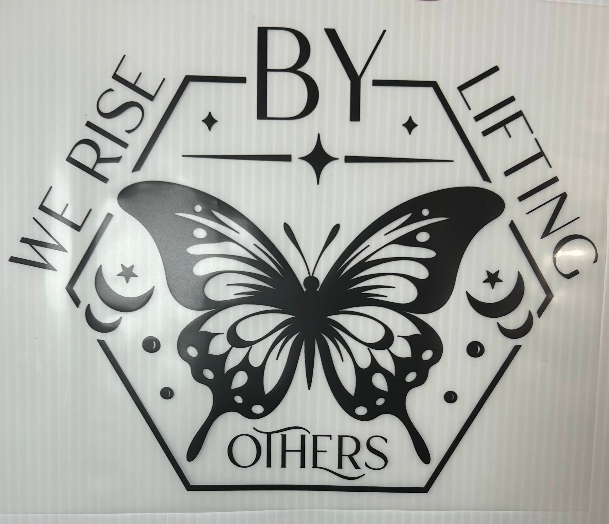 We rise by lifting others