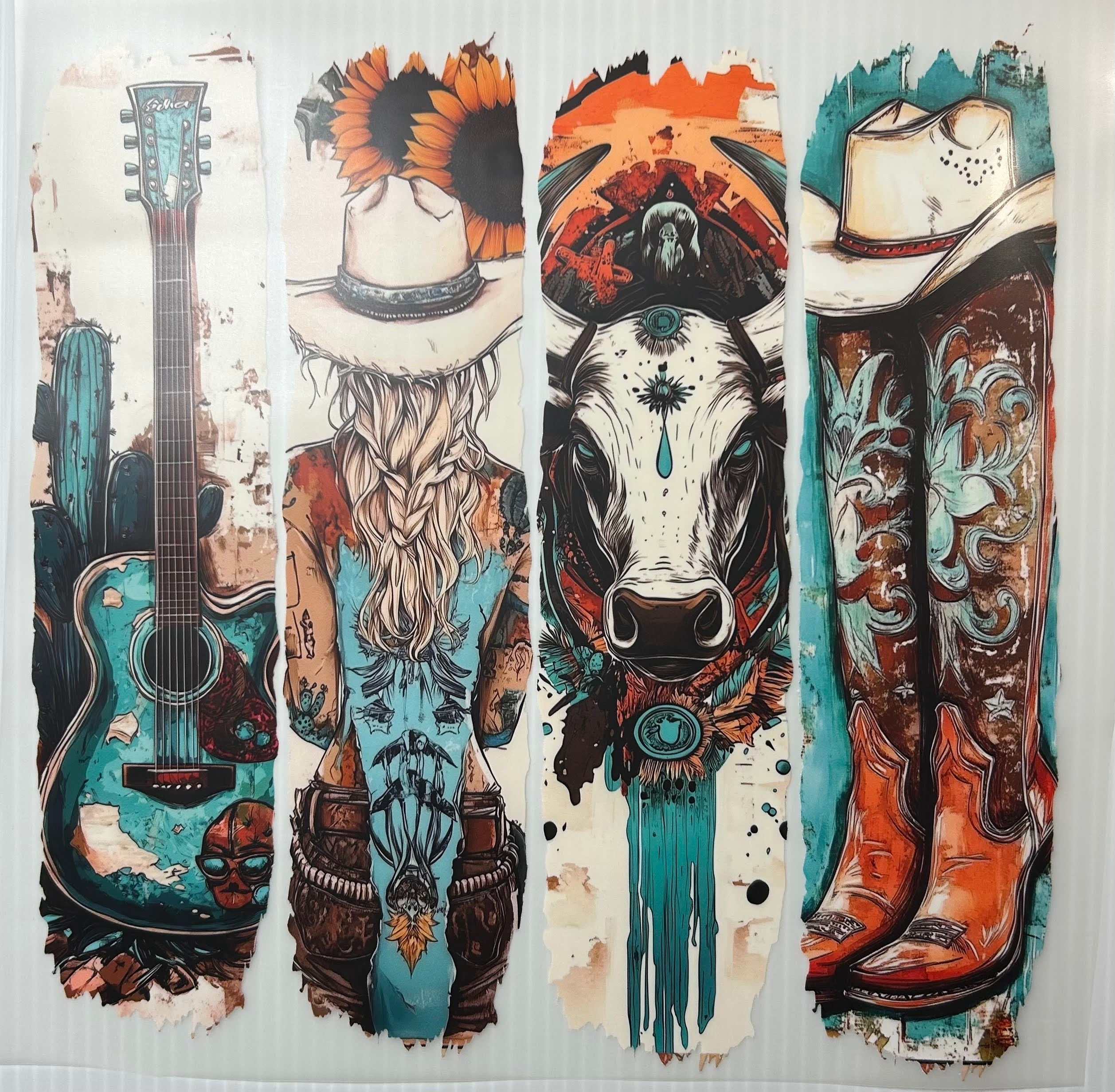 Western turquoise cowgirl