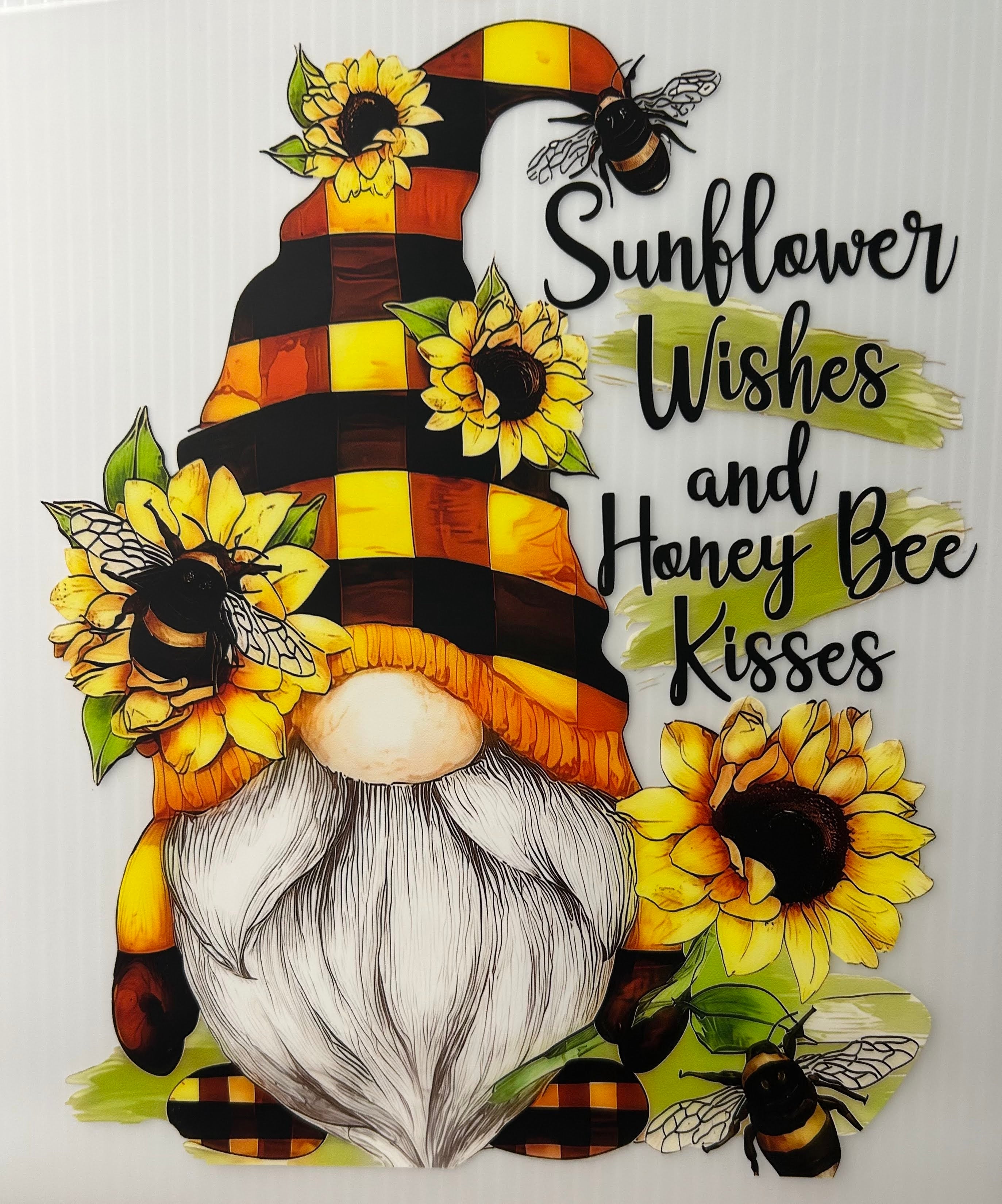 Gnome sunflower wishes