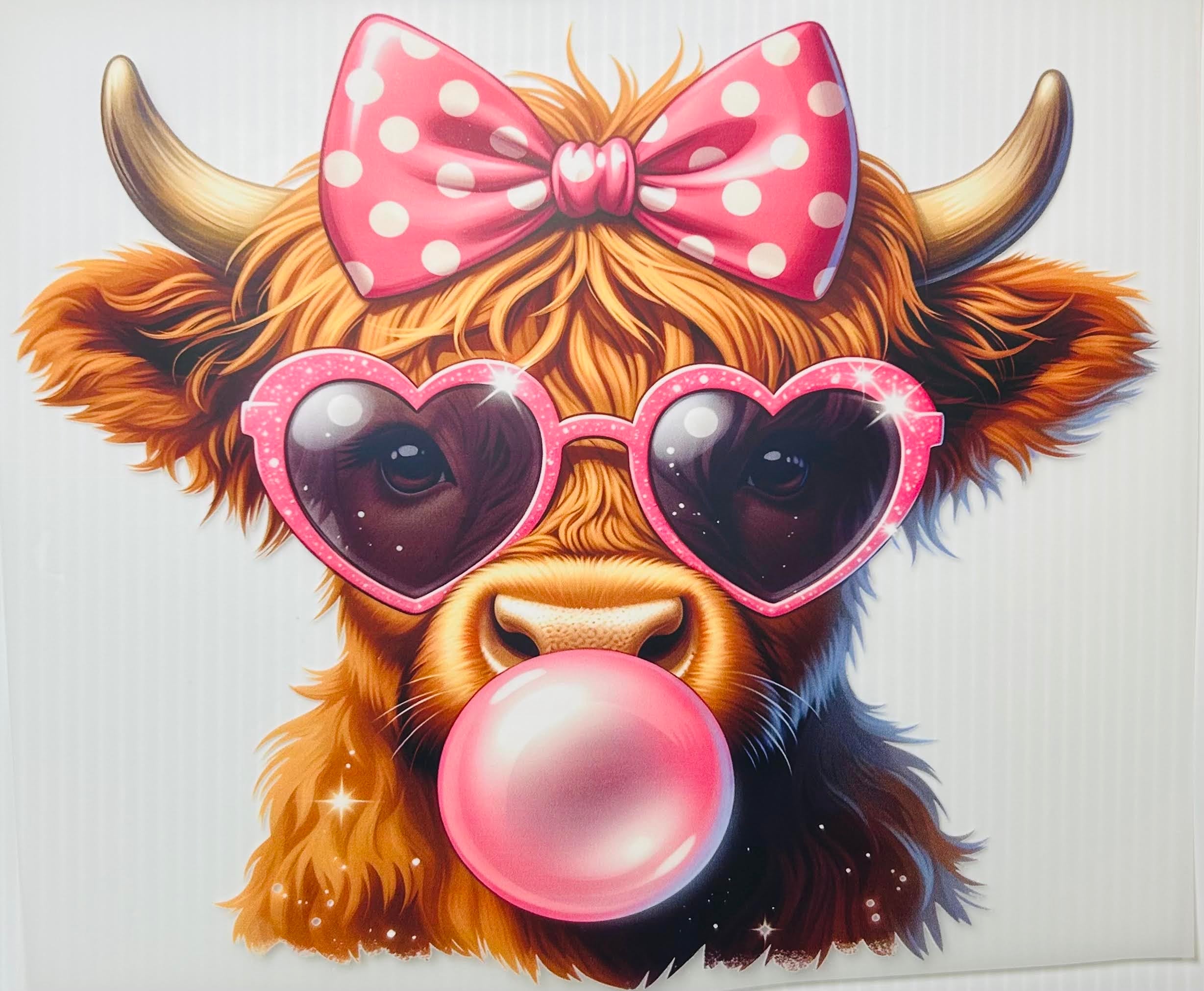 Cow bubble gum