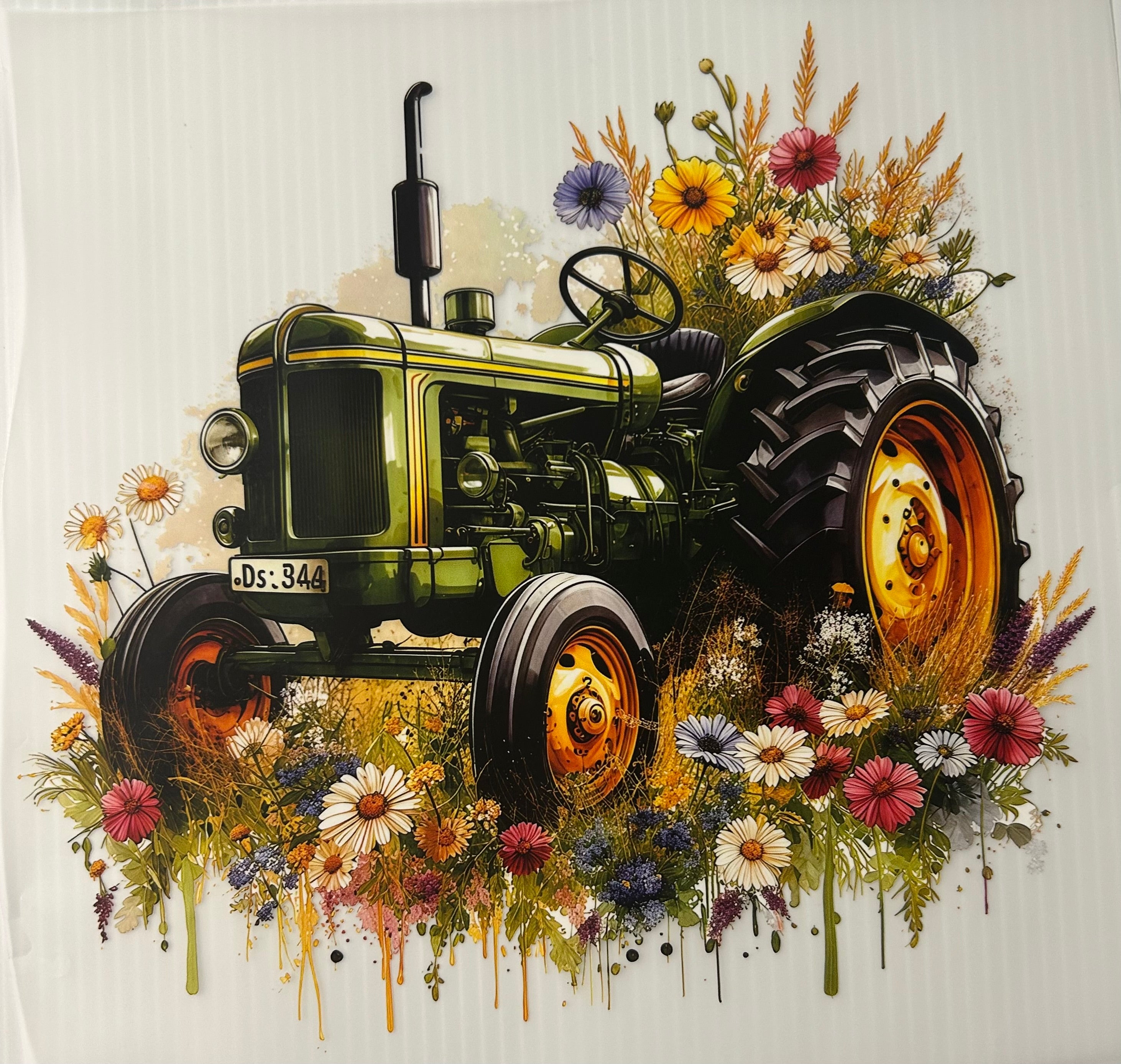 Floral Tractor